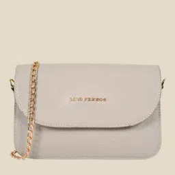 Lino Perros Grey Chain Strapped Sling Bag-27