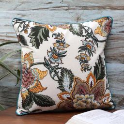 MFD HOME Furnishing Multicolour Cotton Cushion Cover - Set of 1-image-98