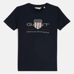 GANT Boys Blue Printed T-Shirt-picture-11