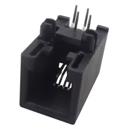 MOLEX Modular & Ethernet Connectors MODULAR, JACK, THT, R/A, RJ9, 4P4C 95501-2441 (Pack of 5)-image-5