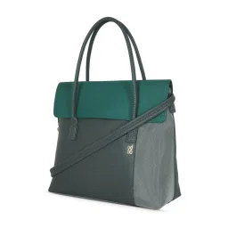 Baggit Grey Solid Medium Handbag image 2