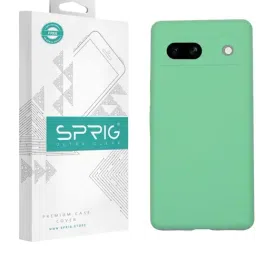 Sprig Liquid Silicone Back Cover for Google Pixel 7A 5G (Green)-image-72