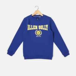 Allen Solly Boys Blue Printed Full Sleeves Sweatshirt-picture-12
