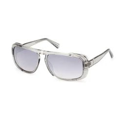 Guess GUS0008220C62SG Grey UV Protected Rectangular Sunglasses for Men-picture-15