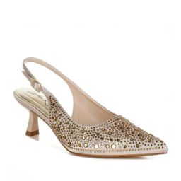 London Rag Women's Beige Back Strap Stilettos-image-45