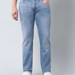 U.S. Polo Assn. Denim Co. Sky Blue Cotton Slim Fit Jeans-image-63