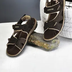 Woodland Men's Russia Brown Floater Sandals-picture-35