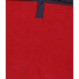 Blue Giraffe Kids Red Color Block Pattern Top image 3