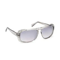 Guess GUS0008220C62SG Grey UV Protected Rectangular Sunglasses for Men image 3