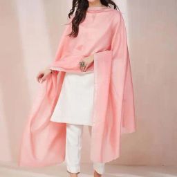 Fabindia Pink Embroidered Dupatta-image-73