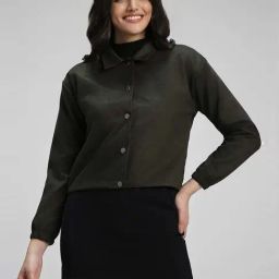 Forever 21 Olive Green Regular Fit Jacket-picture-17