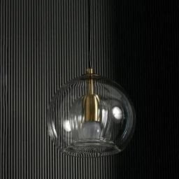 Whispering Homes Glass Round Ball Hanging Pendant Lamp-14