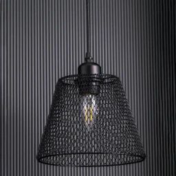 Whispering Homes Industrial Style Metal Hanging Pendant Light-21