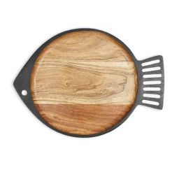 Haus & Kinder Brown Wood Serving Tray-12