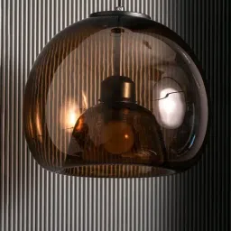 Whispering Homes Modern Hanging Pendant Light - Amber-image-69