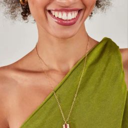 Accessorize London Women's Marble Resin Longline Pendant Necklace-image-80