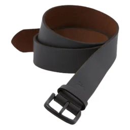 American Eagle Black Leather Casual Belt for Men-picture-38