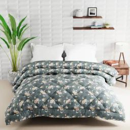 Bianca KOPA Super Soft Floral Grey 152 TC Microfibre Double Comforter-image-4