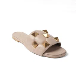 CHY Open-Toe Slip On Flats-image-4