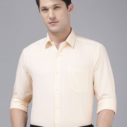 Arrow Pure Cotton Manhattan Slim Fit Textured Formal Shirt-image-15