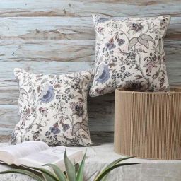 MFD HOME Furnishing Multicolour Cotton Cushion Cover - Set of 2-35