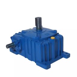 Univario Transmission Worm Gear Speed Reducer 12 mm Input Shaft Dia 17 mm Output Shaft Dia 10/1 Ratio, WPO 50-16
