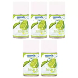 Airance 250 ml Each Refreshing Lime Fragrance Automatic Air Freshener Refill Perfume Spray (Pack of 5)-7