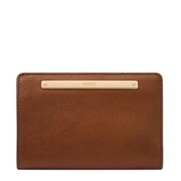 Fossil Liza Brown Solid Card Holder-picture-7