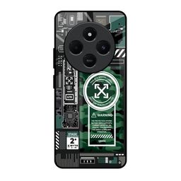 QRIOH Green Camo Circuit Printed Redmi 14C 5G Impact Resistant Back Case-picture-16