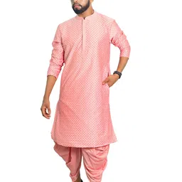 House of Aqss Floral Printed Mandarin Collar Straight Kurta-image-41