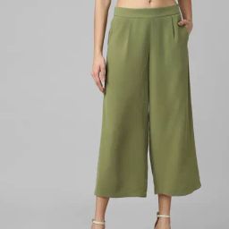 Only Olive Straight Fit Mid Rise Culottes-picture-24