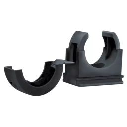 Flexicon Conduit Clip Conduit Fitting 10mm Nominal Size Nylon 66 Black, FCL10B (Pack of 10 Pcs)-image-49