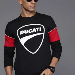 Ducati Brand Logo Printed Sweatshirt-picture-1