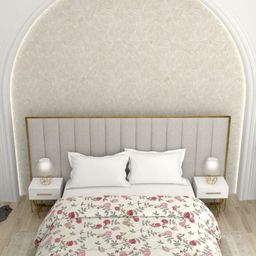 Pure Decor White & Pink Floral Printed Microfiber AC Room 233 GSM Double Bed Comforter-picture-43