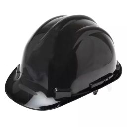 RS PRO Black Safety Helmet, Adjustable Model No 1611580-47