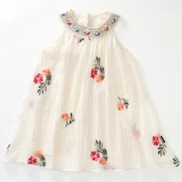 JC SPARKLE Floral Print A-Line Dress-39