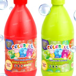 Fiddlerz Bubble Liquid Solution Refill Pack Of 2 - 500 ml each-27