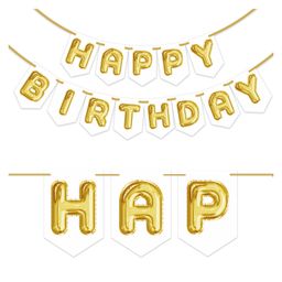Wobbox Happy Birthday Banner Happy Birthday Decoration Items White -Pack Of 1-image-63