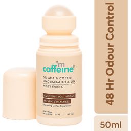 mCaffeine 5% AHA & Coffee Underarm Roll On - 50 ml-image-2