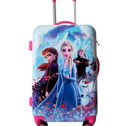 Junior Joe 24 Inch Kids Trolley Bag, Polycarbonate Hard Shell, Cabin Size travel Luggage with Spinner Wheels-image-4