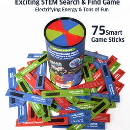 Chalk and Chuckles Smart Sticks STEM Scavenger Hunt image 2
