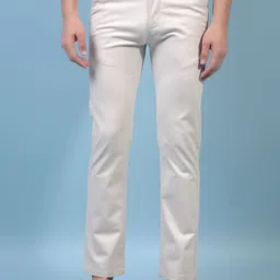 Crimsoune Club Men Solid Straight Fit Chinos Trousers-picture-13