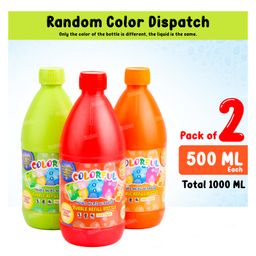 Fiddlerz Bubble Liquid Solution Refill Pack Of 2 - 500 ml each image 3