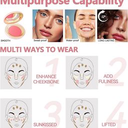 VBA Heart Shaped Matte Cream Blush - 10 g image 4