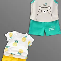 HELPOM Unisex Kids Printed T-shirt with Shorts-picture-9