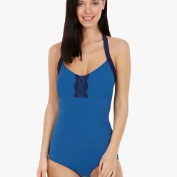 Amante Blue Swim Dress-image-26