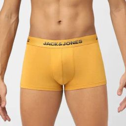 Jack & Jones Mustard Regular Fit Trunks-picture-41