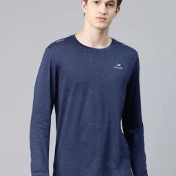 ALCIS Blue Dry Tech Slim Fit Sports T-Shirt-image-8