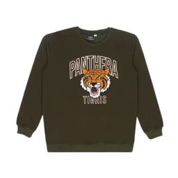 Cavio Kids Olive Printed Full Sleeves T-Shirt-picture-29