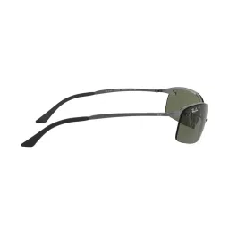Ray-Ban 0RB3183 Green Polarized Active Lifestyle Rectangular Sunglasses - 63 mm image 4